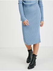 Guess Světle modrá pouzdrová svetrová sukně Guess Calire XS