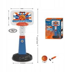 WOOPIE Basketbalový set Nastavitelný 99 - 125 cm + P