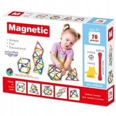 WOOPIE Puzzle magnetických stavebních bloků