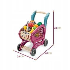 WOOPIE Nákupní košík pro děti s pohyblivými prvky
