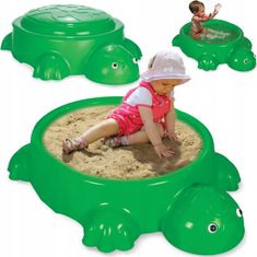 WOOPIE Sandbox Turtle s krytem 2v1 Pool Wo