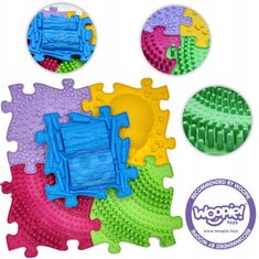 WOOPIE Sensory Ortopedic Mat Puzzle 5 ks.