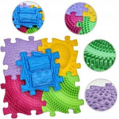 WOOPIE Sensory Ortopedic Mat Puzzle 5 ks.