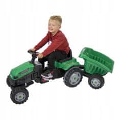 WOOPIE Šlapací traktor Farmer MAXI s přívěsem