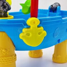 WOOPIE Water Table Pirate Ship + Akc.