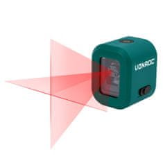 VONROC VONROC Bateriový křížový laser 4V červený | Samonivelační - dosah 10 metrů