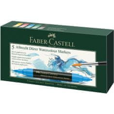 Faber-Castell Popisovače akvarelové A.Dürer set 5 barev set