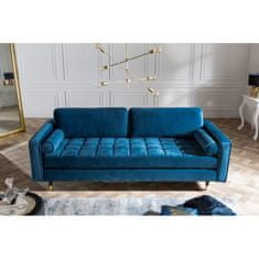 Invicta Interior (2693) COZY VELVET moderní pohovka modrý samet 225cm