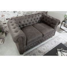 Invicta Interior (3025) INGLESE Chesterfield 2sed vintage šedá/taupé