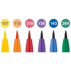 Faber-Castell PITT umělecké popisovače 6 Barevné spektrum set