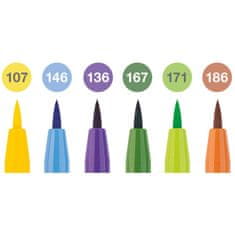 Faber-Castell PITT umělecké popisovače 6 Letní vibrace set