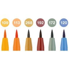 Faber-Castell PITT umělecké popisovače 6 Sklizeň set