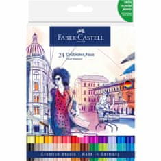 Faber-Castell Popisovače Goldfaber Aqua Dual set 24 barevné