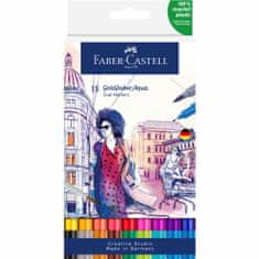 Faber-Castell Popisovače Goldfaber Aqua Dual set 18 barevné