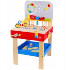 Tooky Toy TOOKY TOY Dřevěná mechanická dílna pro děti
