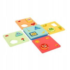 Tooky Toy TOOKY TOY Montessori Puzzle Z tvarů a barev