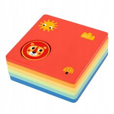 Tooky Toy TOOKY TOY Montessori Puzzle Z tvarů a barev