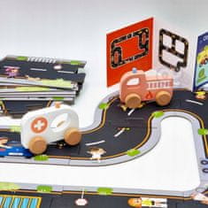 Tooky Toy TOOKY TOY silniční puzzle sada pro děti na dálnici