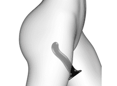Silikonové dildo na bod G a prostatu Strap-On-Me (velikost M)