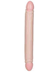 California Ex Novel Oboustranné realistické dildo Ivory Duo (CalExotics)