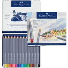 Faber-Castell Pastelky Goldfaber Aqua set-plech 24 barevné