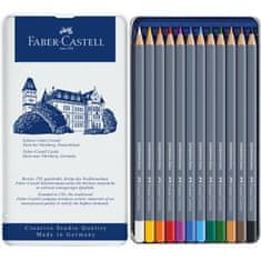 Faber-Castell Pastelky Goldfaber Aqua set-plech 12 barevné