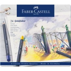 Faber-Castell Pastelky Goldfaber permanent set-plech 24 barevné