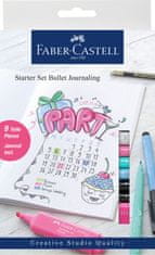 Faber-Castell PITT kaligrafické fixy-startovací set se zápisníkem