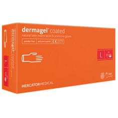 MERCATOR MEDICAL Dermagel coated ORANGE rukavice vel. L