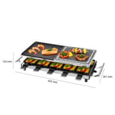 RG 1144 raclette gril pro 10 osob