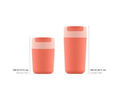 Joseph Joseph Hrnek cestovní s hygienickým uzávěrem Sipp Travel Mug 81131, 454ml, korálový