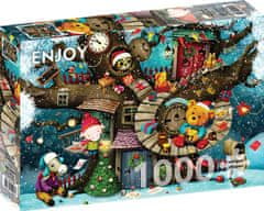 ENJOY Puzzle Pohádkové Vánoce 1000 dílků
