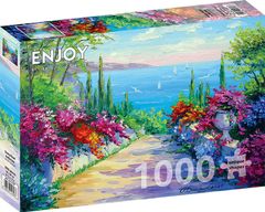 ENJOY Puzzle Slunečná cesta k moři 1000 dílků