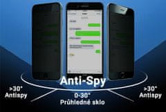 SEFIS ochranné sklo iPhone 12 / 12 Pro Anti-Spy