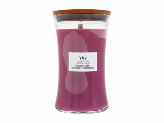 Woodwick 610g wild berry & beets, vonná svíčka