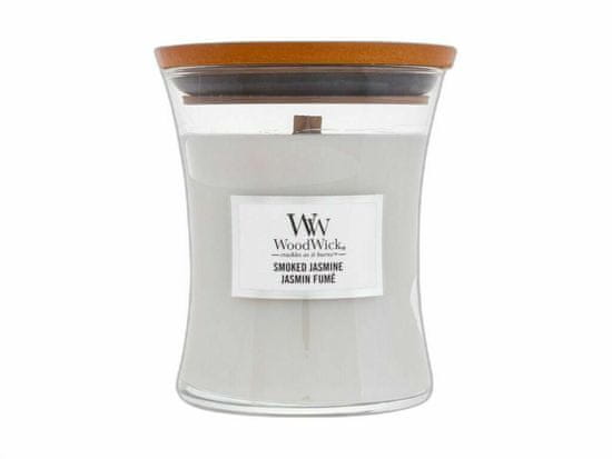 Woodwick 275g smoked jasmine, vonná svíčka