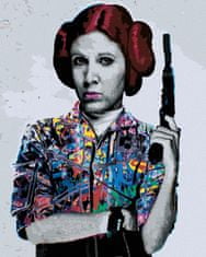 ZUTY Diamantové malování - POP ART PRINCEZNA LEIA (STAR WARS) 40x50 cm bez rámu a bez vypnutí plátna