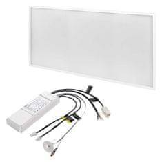 Emos EMOS LED panel 30x60, obdélníkový vestavný bílý, 18W neutrální bílá, Emergency ZR2212E