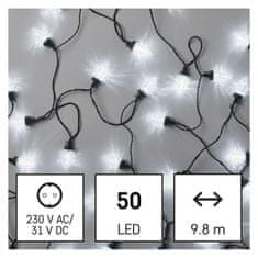 Emos EMOS LED vánoční řetěz – šišky, 9,8 m, venkovní i vnitřní, studená bílá, programy D5ZC01