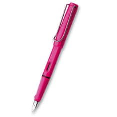 Lamy Safari Shiny Pink plnicí pero hrot F