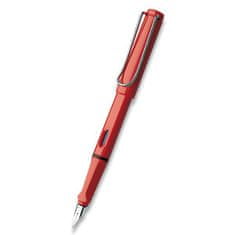 Lamy Safari Shiny Red plnicí pero hrot M