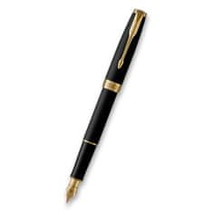 Parker Sonnet Matte Black GT plnicí pero hrot F