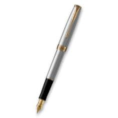 Parker Sonnet Stainless Steel GT plnicí pero hrot F