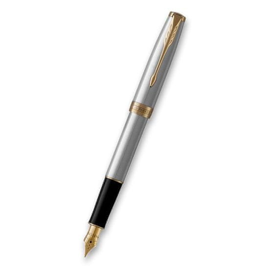 Parker Sonnet Stainless Steel GT plnicí pero hrot M