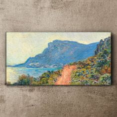 COLORAY.CZ Obraz na plátně Corniche of Monako mince 120x60 cm