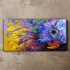 COLORAY.CZ Obraz na plátně Abstraktní zvířecí parrot 120x60 cm