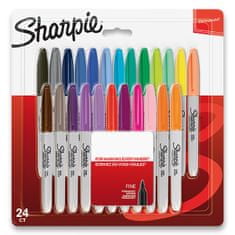 Sharpie Permanentní popisovač Fine sada 24 barev