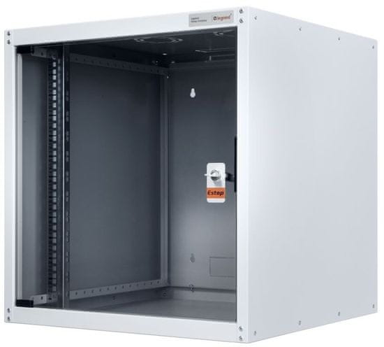 LEGRAND EvoLine nástěnný datový rozvaděč 9U, 600x600mm, 65kg, skleněné dveře