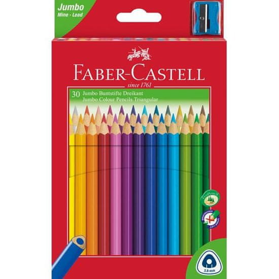 Faber-Castell Pastelky Junior grip set 30 barevné