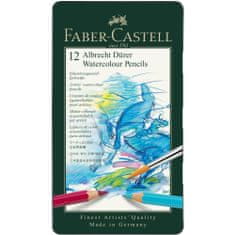 Faber-Castell 
Pastelky akvarelové A.Dürer plech 12 ks set